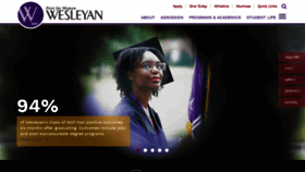 What Wesleyancollege.edu website looked like in 2022 (2 years ago)