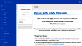 What Wiki.m3u4u.com website looked like in 2022 (2 years ago)