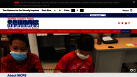 What Warrencountyschools.org website looked like in 2022 (2 years ago)
