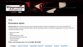 What Wijnpromotor.nl website looked like in 2022 (2 years ago)