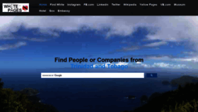 What Whitepages.co.tt website looked like in 2022 (2 years ago)