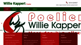 What Williekappert.nl website looked like in 2022 (2 years ago)