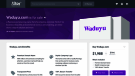 What Waduyu.com website looked like in 2022 (2 years ago)