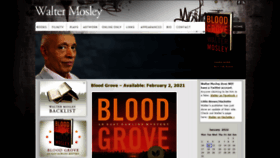 What Waltermosley.com website looked like in 2022 (2 years ago)