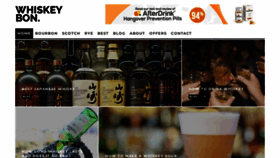 What Whiskeybon.com website looked like in 2022 (2 years ago)