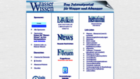 What Wasser-wissen.de website looked like in 2022 (3 years ago)