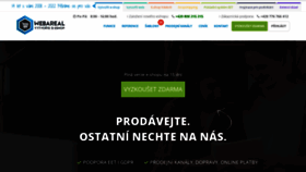 What Webareal.cz website looked like in 2022 (2 years ago)