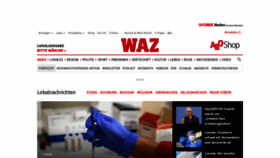 What Waz.de website looked like in 2022 (2 years ago)