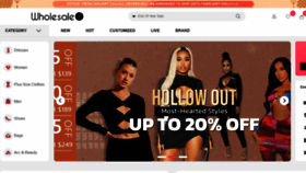 What Wholesale7.net website looked like in 2022 (3 years ago)