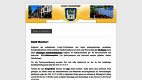 What Wunstorf.de website looked like in 2022 (2 years ago)