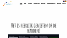 What Wadden.nl website looked like in 2022 (2 years ago)