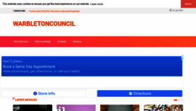 What Warbletoncouncil.org website looked like in 2022 (2 years ago)