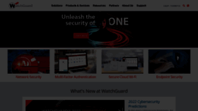 What Watchguard.com website looked like in 2022 (2 years ago)