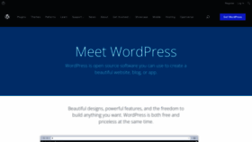 What Wordpress.org website looked like in 2022 (2 years ago)