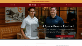 What Wpi.edu website looked like in 2022 (2 years ago)