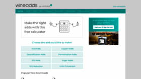What Wineadds.com website looked like in 2022 (2 years ago)