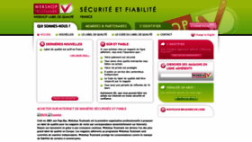 What Webshoptrustmark.fr website looked like in 2022 (2 years ago)