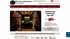 What Winecellarinnovations.com website looked like in 2022 (2 years ago)