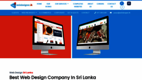 What Webdesigner.lk website looked like in 2022 (2 years ago)