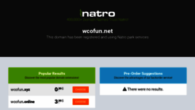 What Wcofun.net website looked like in 2022 (2 years ago)