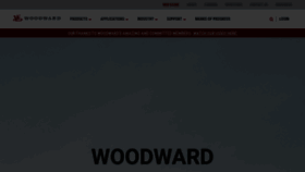 What Woodward.com website looked like in 2022 (2 years ago)
