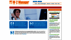 What W2manager.com website looked like in 2022 (2 years ago)