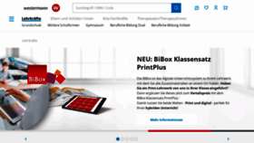 What Westermann.de website looked like in 2022 (2 years ago)