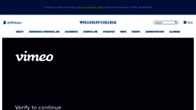 What Wellesley.edu website looked like in 2022 (2 years ago)