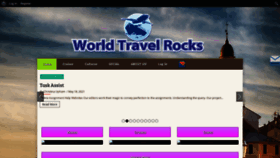 What Worldtravelrocks.com website looked like in 2022 (2 years ago)