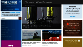 What Winebusiness.com website looked like in 2022 (2 years ago)