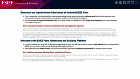 What Webaurion.esiee.fr website looked like in 2022 (2 years ago)