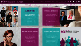 What Womenonboards.net website looked like in 2022 (2 years ago)