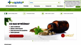 What Wapteka.pl website looked like in 2022 (2 years ago)