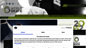 What Worldskate.org website looked like in 2022 (2 years ago)