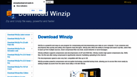 What Winzipdownload.net website looked like in 2022 (2 years ago)