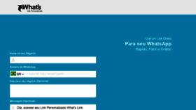What Whats.link website looked like in 2022 (2 years ago)