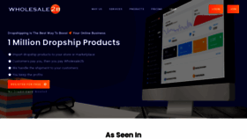 What Wholesale2b.com website looked like in 2022 (2 years ago)