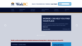 What Workbc.ca website looked like in 2022 (2 years ago)