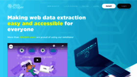 What Webscraper.io website looked like in 2022 (2 years ago)