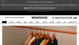 What Woodhouseclothing.com website looked like in 2022 (2 years ago)