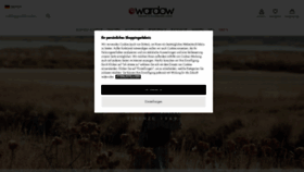 What Wardow.com website looked like in 2022 (2 years ago)