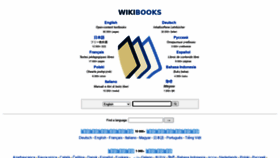 What Wikibooks.org website looked like in 2022 (2 years ago)