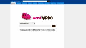 What Wordhippo.com website looked like in 2022 (2 years ago)