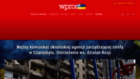 What Wprost.pl website looked like in 2022 (2 years ago)