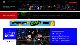What Wwe.com website looked like in 2022 (2 years ago)