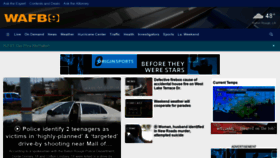 What Wafb.com website looked like in 2022 (2 years ago)