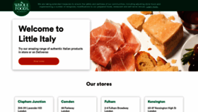What Wholefoodsmarket.co.uk website looked like in 2022 (2 years ago)