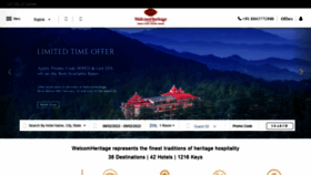What Welcomheritagehotels.in website looked like in 2022 (2 years ago)