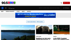 What Wesa.fm website looked like in 2022 (3 years ago)