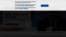 What Wolterskluwer.com website looked like in 2022 (2 years ago)